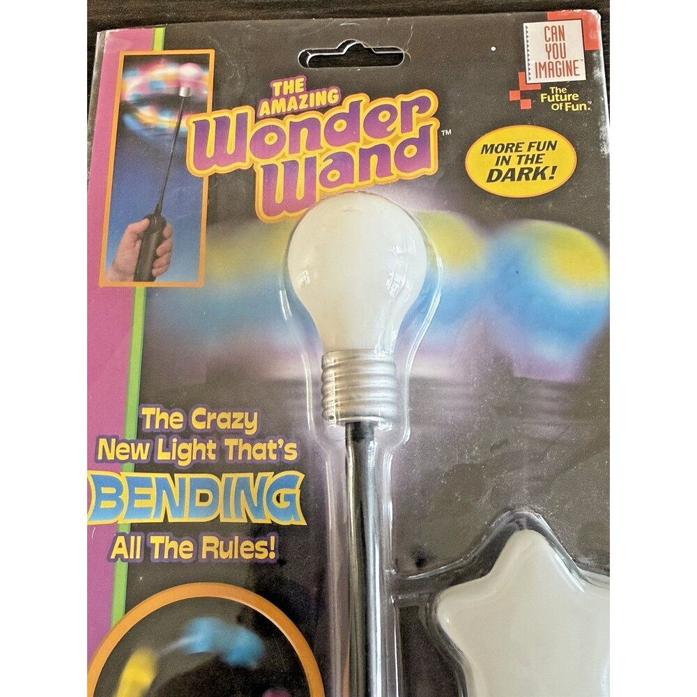 The Amazing Wonder Wand" Light-Up Toy Iinterchangeable Toppers NEW - Picture 2 of 9